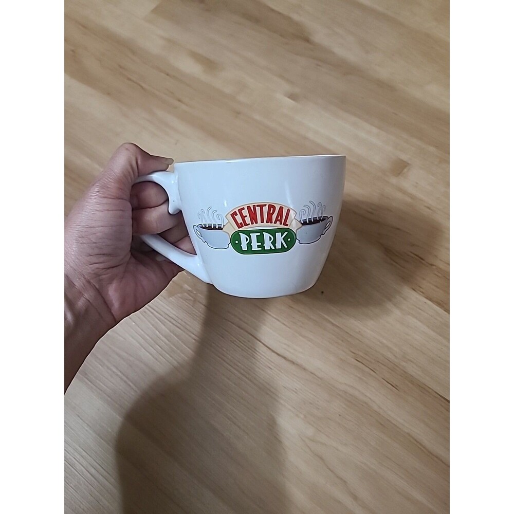 Friends Central Perk Coffee Mug White & Green NBC TV Show - Picture 3 of 6